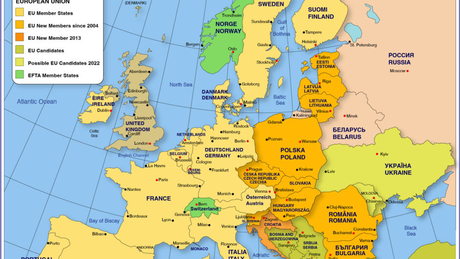 Europe Map Countries Of Europe Detailed Maps Of Europe Ezpostpin